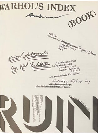 The Index Book