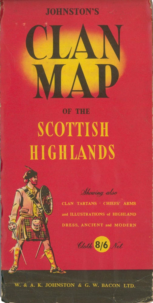 Item nr. 165019 Johnston's Clan Map of the Scottish Highlands. W., A K. Johnston, G W. Bacon Ltd.