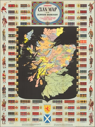 Johnston's Clan Map of the Scottish Highlands
