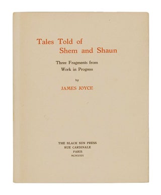 Item nr. 165316 Tales Told of Shem and Shaun. James Joyce