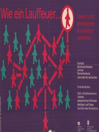 Item nr. 165472 Wie ein Lauffeuer... können sich ansteckende Krankheiten ausbreiten. (Like a...