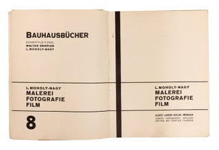 Item nr. 165685 Malerei, Photografie, Film. L. MOHOLY-NAGY, Bauhaus Bucher #8, Gropius