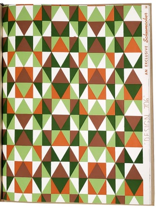 Item nr. 165734 Schumacher's Taliesin line of decorative Fabrics and Wallpapers. Frank Lloyd WRIGHT