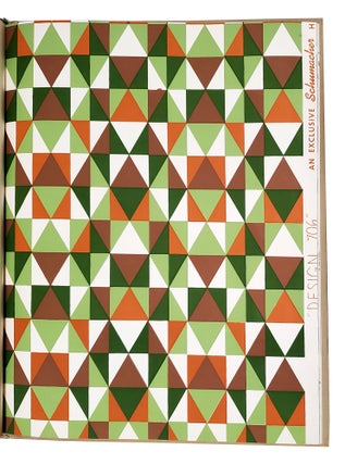 Item nr. 165734 Schumacher's Taliesin line of decorative Fabrics and Wallpapers. Frank Lloyd WRIGHT