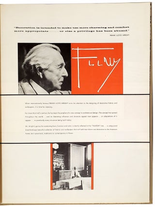 Schumacher's Taliesin line of decorative Fabrics and Wallpapers