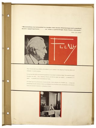 Schumacher's Taliesin line of decorative Fabrics and Wallpapers