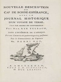 Nouvelle Description du Cap de Bonne-Esperance.