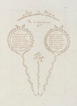 Item nr. 166935 Recueil de Chansons et Romances. Calligraphic Manuscript. CALLIGRAPHIC MANUSCRIPT.