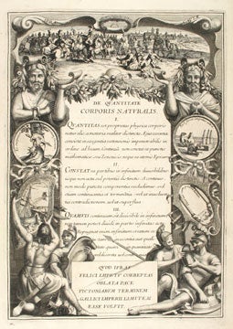 Item nr. 166958 Ludovico Magno theses ex Universa Philosophia. Louis Charles LA TOUR D'AUVERGNE, Prince de Turen, MENESTRIER.
