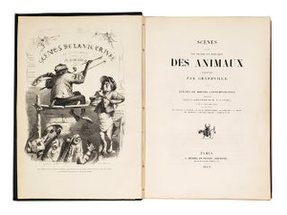 Item nr. 167232 Scenes De La Vie Privee Et Publique Des Animaux. GRANDVILLE, L. Baude Balzac, E....