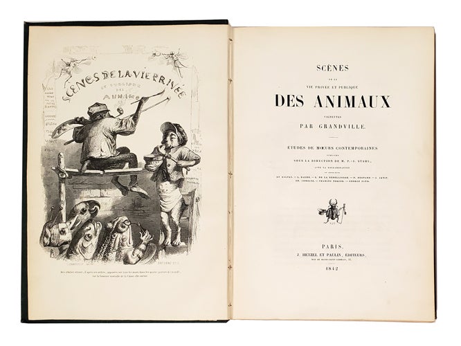 Item nr. 167232 Scenes De La Vie Privee Et Publique Des Animaux. GRANDVILLE, L. Baude Balzac, E. De La Bedollierre.