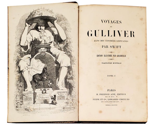 Item nr. 167574 Voyages de Gulliver. GRANDVILLE, Swift.