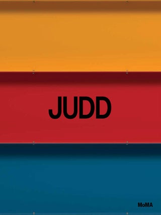 Item nr. 168679 JUDD. Ann Temkin