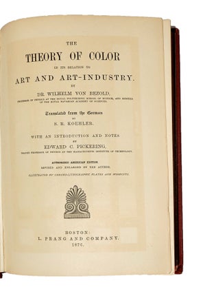 The Theory of Color in Its Relation to Art