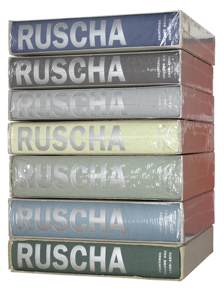 Item nr. 169151 ED RUSCHA: Catalogue Raisonne of the Paintings. Walter Hopps, Yve-Alain Bois, Yve-Alain Bois, Walter Hopps, New York. Gagosian Gallery.