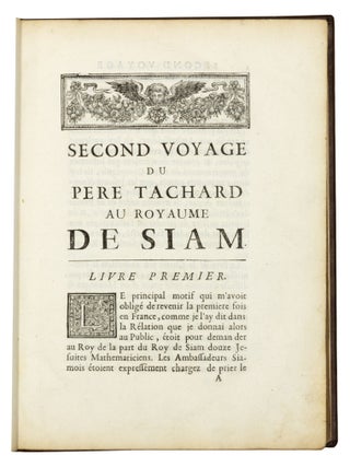 Voyage de Siam, des pères jésuites, envoyez par le Roy aux Indes & à l