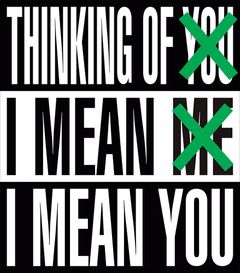 Item nr. 169215 BARBARA KRUGER: Thinking of You. I Mean Me. I Mean You. Peter Eleey, Chicago. Art...