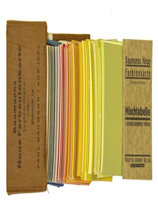 Item nr. 169278 Baumanns neue Farbentonkarte: System Prase (DRGM 460 993); 1359 systemat....