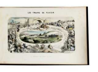 Item nr. 169783 Les Trains de Plaisir, le Touriste en Chemin de Fer Ligne de Paris a Versailles....