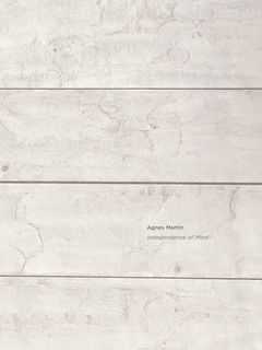 Item nr. 169826 AGNES MARTIN: Independence of Mind. Chelsea Weathers