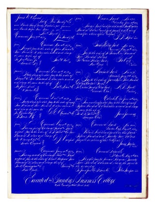 Specimens of Penmanship from Gundry's Business College Cincinnati, Ohio, U.S.A