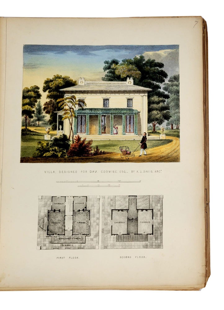Item nr. 170506 Rural Residences, etc. Consisting of Designs, Original and Selected, for Cottages, Farm Houses, Villas, and Village Churches.. New York: "Published under the Superintendence of Several Gentleman ... to be had of the Arhcitect," Alexander Jackson DAVIS.