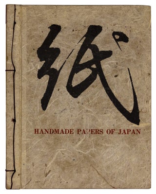Item nr. 171066 Handmade papers of Japan : including an abridged reproduction of one of the old...