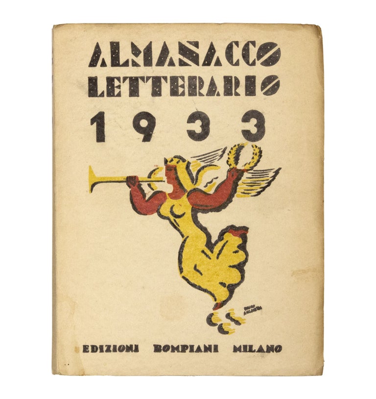 Item nr. 171085 Almanacco letterario Bompiani. 1933. Bruno MUNARI, Carlo MANZONI, MANZONI.