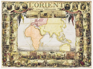 Item nr. 171136 L'Orient, or, The Indian Tavellers : a geographical and historical Game. James...