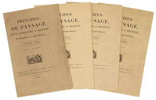 Item nr. 171597 Principes de Paysages pour apprendre a dessiner et colorer a l'Aquarelle. Gabriel...