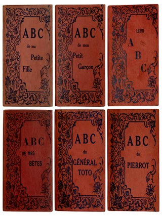 Hachette small ABC series. 6 titles: Leur ABC. ABC de ma petite fille. ABC de mon petit gar&ccedil;on. ABC de mes b&ecirc;tes. ABC du G&eacute;n&eacute;ral Toto. ABC de Pierrot