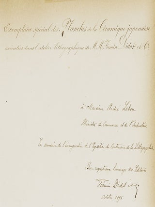 Planches de la Ceramique japonaise
