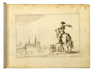 Livre de Paisages pour apprendre a desseigner a la Plume. Inventees par Perelle et grave par Huquier. Tire du Cabinet de M. Dargenville.