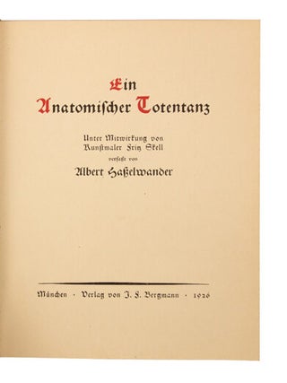 Ein Anatomischer Totentanz.