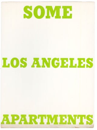 Item nr. 172075 Some Los Angeles Apartments. EDWARD RUSCHA