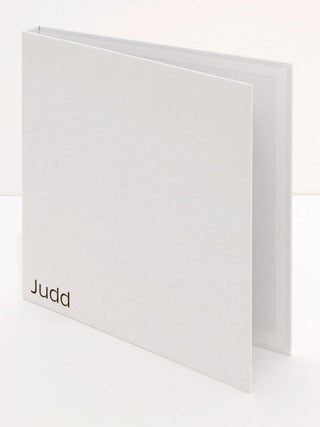 Item nr. 172225 DONALD JUDD. Michael Govan, Flavin Judd