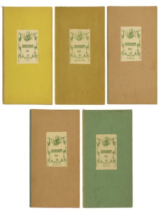 Item nr. 172337 Zeichenheft. I. Heft. Vorübungen. II. Heft. Ornamente, Rosetten u. Arabesken....