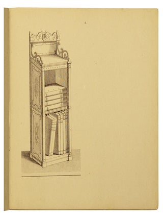Zeichenheft. I. Heft. Vorübungen. II. Heft. Ornamente, Rosetten u. Arabesken. III. Heft. Haus &- Küchengeräte. IV. Heft. Thier- und Pflanzen-Zeichnen. V. Heft. Landschafts-Zeichnen