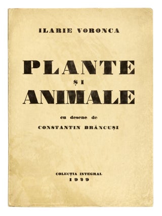 Item nr. 172417 Plante si Animale: terase. Constantin BRANCUSI, VORONCA