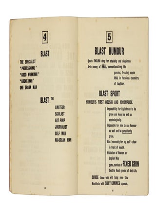 BLAST: Review of the Great English Vortex.
