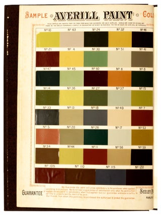 Seeley Brothers : Manufacturers of Averill Paint, ready for Use