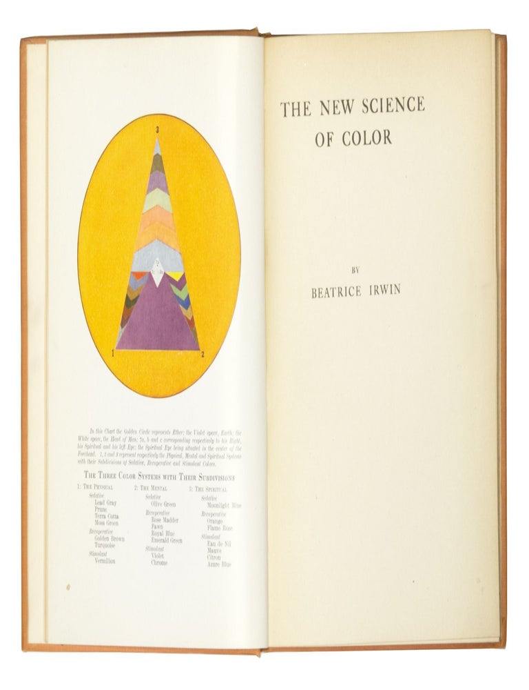 Item nr. 172942 The New Science of Color. Beatrice IRWIN.