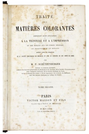 Traite des Matieres Colorantes