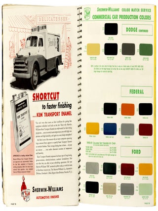 Sherwin-Williams automotive finishes color manual. 1949 through 1953