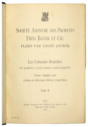 Les Colorants Benzidine et autres colorants substantifs. Leur emploi sur coton et diverses fibres vegetales