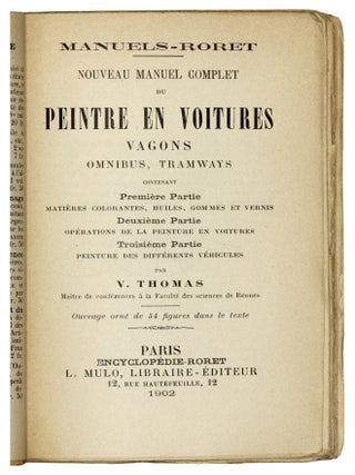 Nouveau Manuel du Peintre en Voitures, Vagons, Omnibus, Tramways