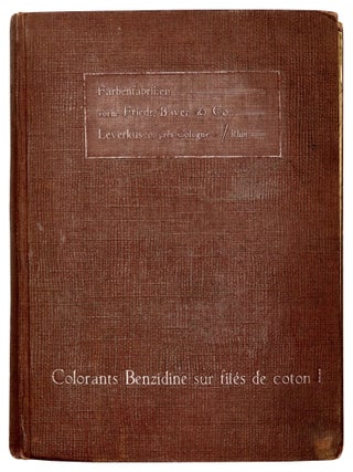 Item nr. 173007 Colorants benzidine sur files de coton. Friedrich BAYER, Co