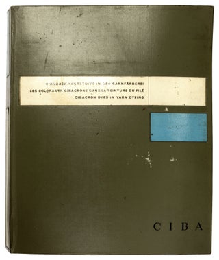 Item nr. 173008 Cibacron-Farbstoffe in der Garnfaerberei. Les colorants Cibacrone dans la tinture...
