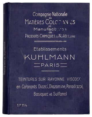 Item nr. 173015 Colorants acides sur file´ laine. COMPAGNIE NATIONALE DE MATIERES COLORANTES