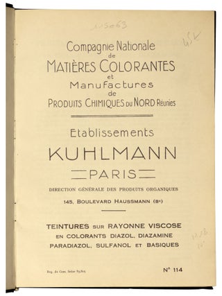 Teintures sur rayonne Viscose en Colorants Diazol, Diazamine, Paradizol, Sulfanol et Basiques